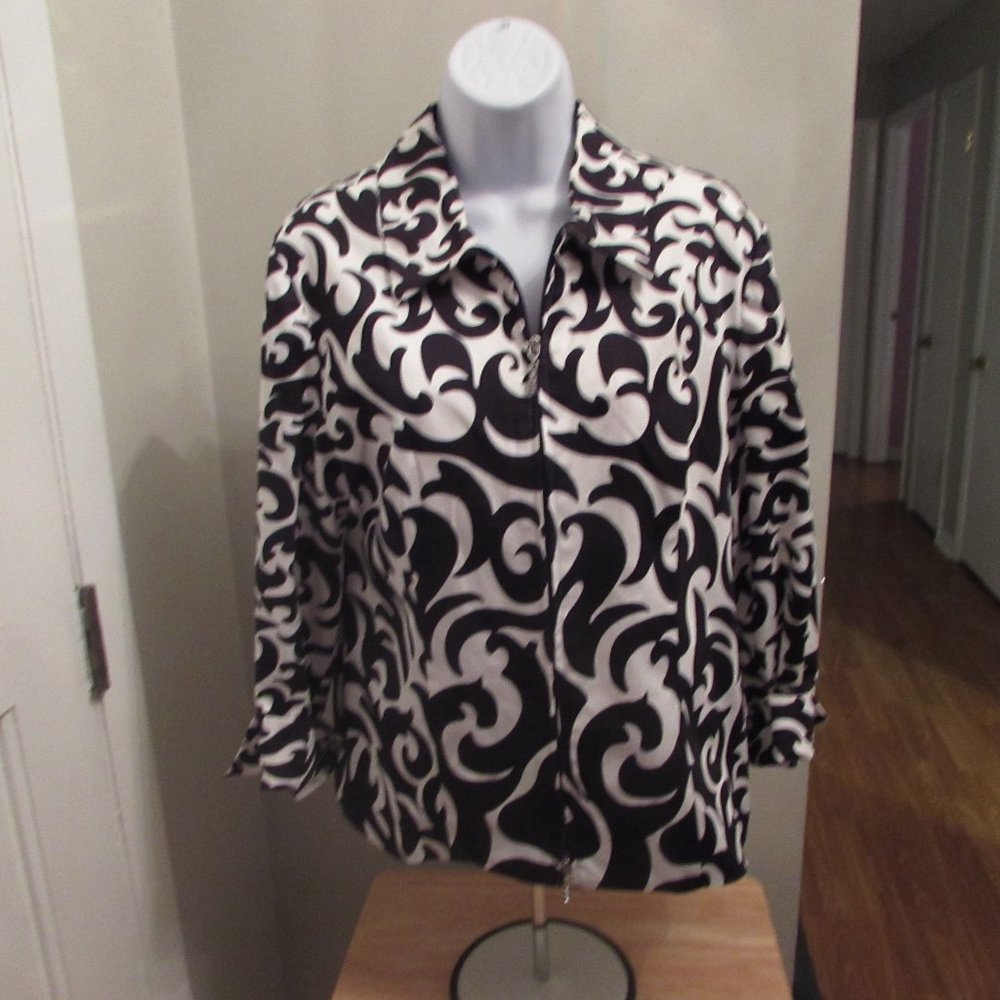 Laura Ashley Womens Jacket Sz M